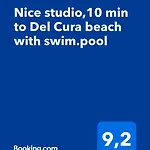 Daire Studio,10 Min To Del Cura With Swim.pool