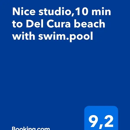 Appartamento Studio,10 Min To Del Cura With Swim.pool